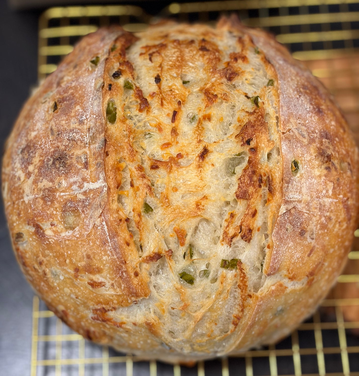 Jalapeño White Cheddar Sourdough Loaf