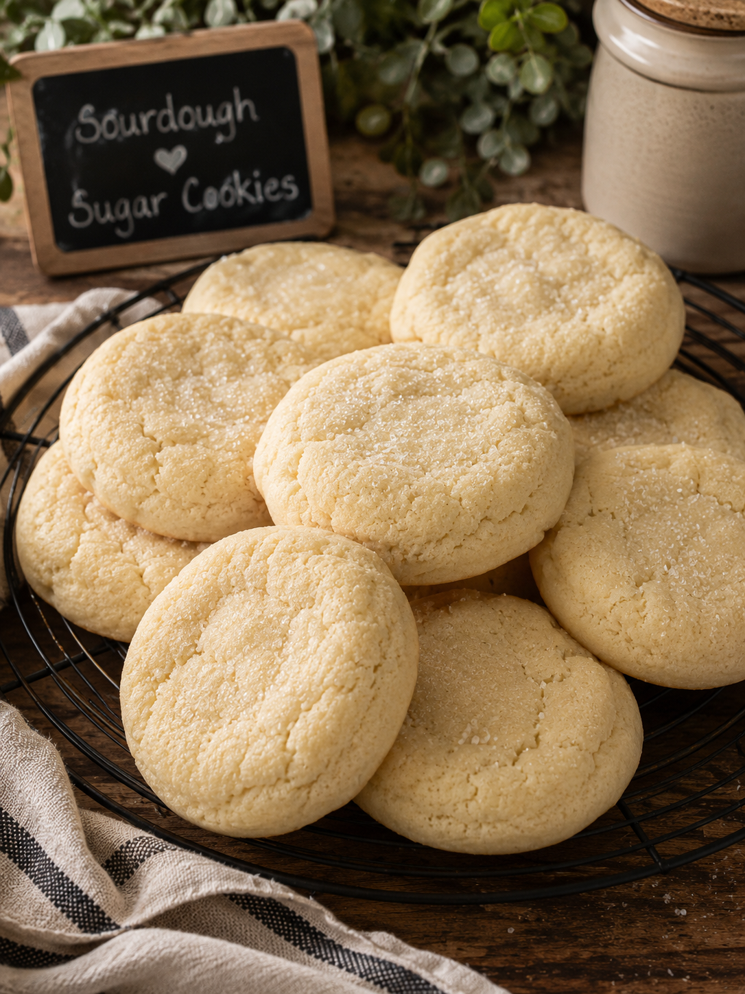 Sourdough Sugar Cookies