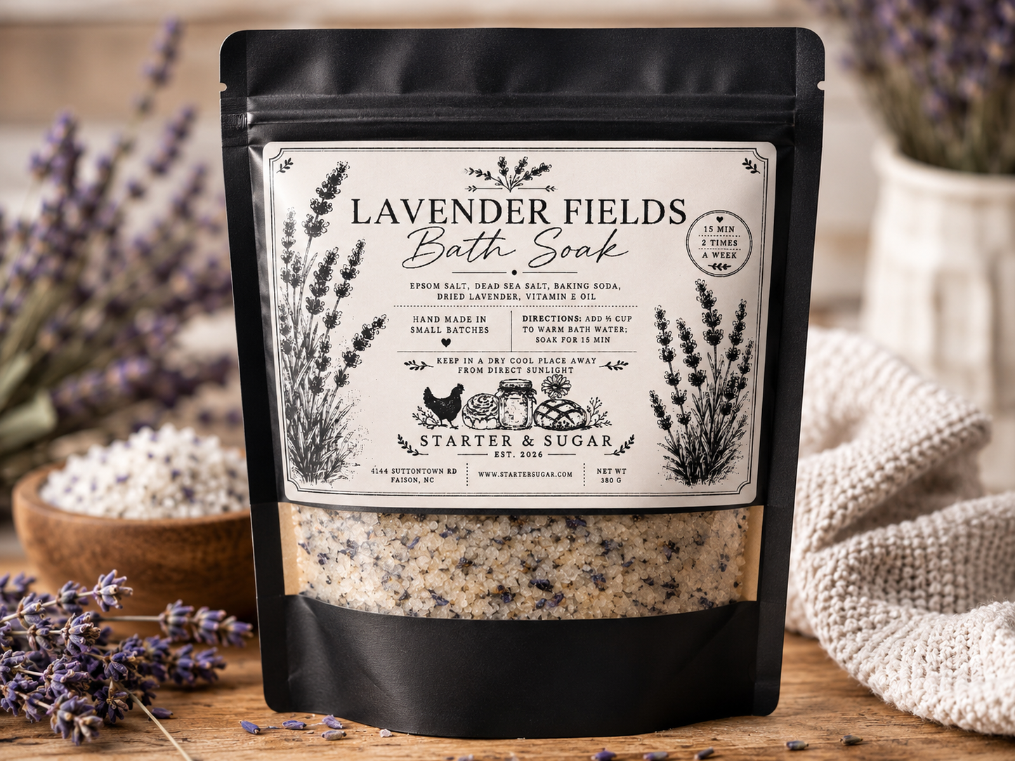 Lavender Fields Bath Soak