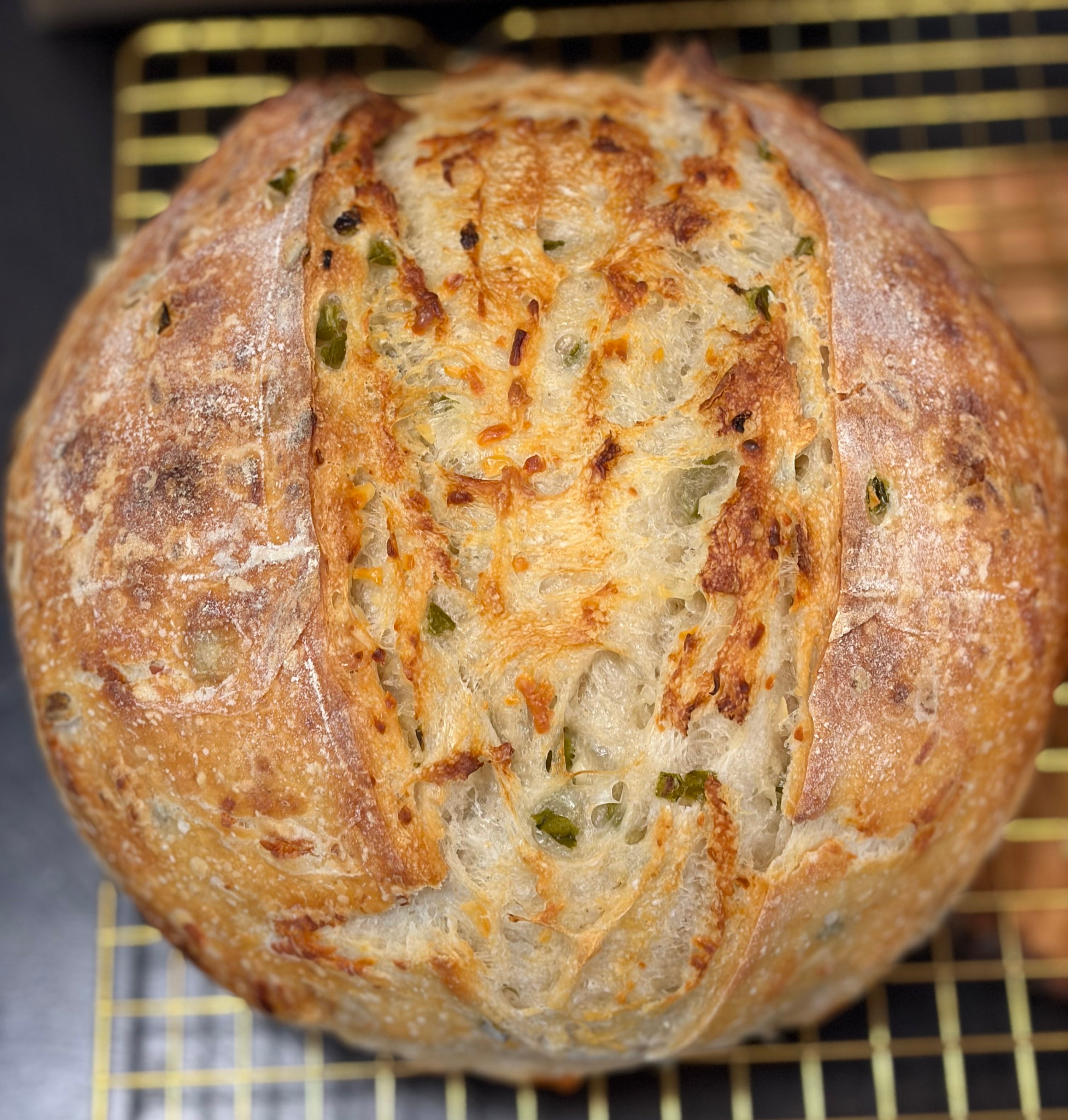 Jalapeño White Cheddar Sourdough Loaf