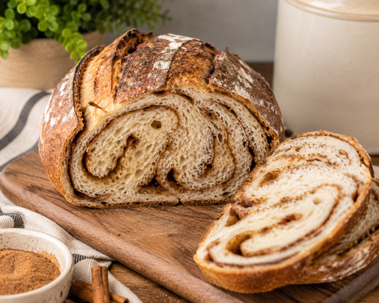 Cinnamon Sugar Swirl Sourdough Loaf